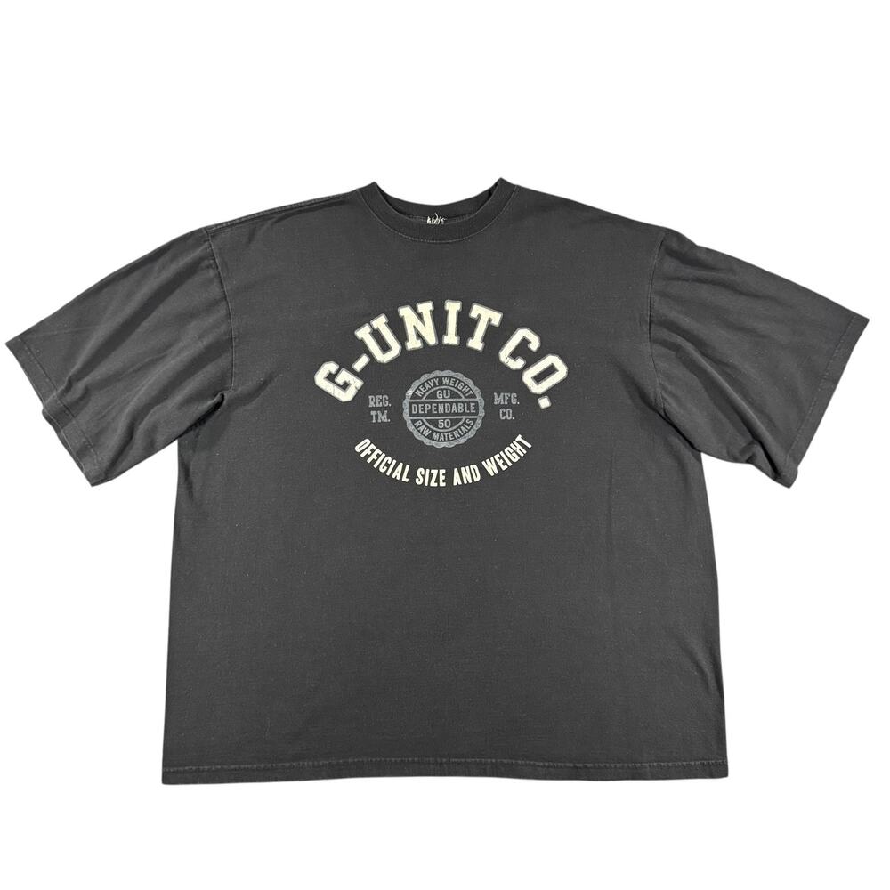 50 Cent G-Unit Heavyweight T-Shirt Vintage Y2K 2000s Hip Hop Mens 3XL Streetwear